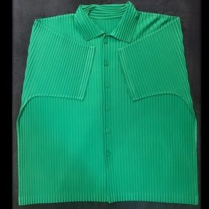 Men’s Striped Button T-shirt